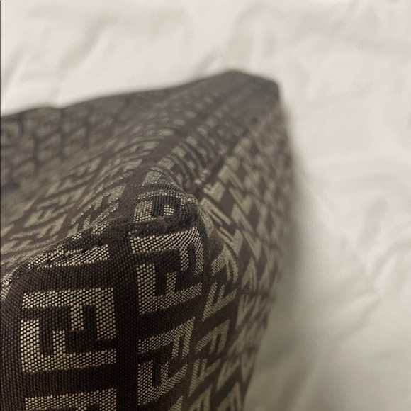 Fendi Monogram Canvas Handbag in Black and Brown - Picture 5 of 16